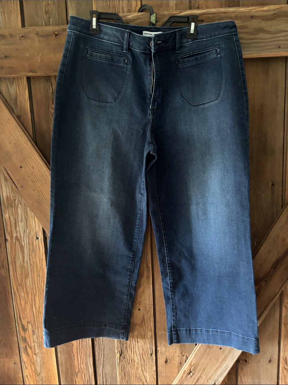Sonoma Straight-Leg Dark Blue Jeans